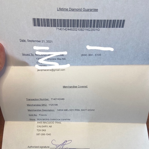 Beautiful real diamond necklace - Picture 8 of 8